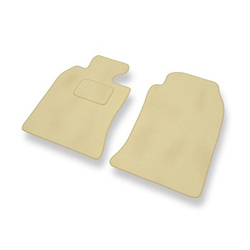 Tapis de Sol Velours adapté pour Mini Cabrio I Cabriolet (2004-2009) - Premium tapis de voiture - beige