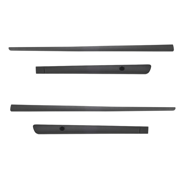 Plaques noires latérales de voiture Honda Accord Berline (2008-2011) - (longueur des protections: 984mm; 670mm)