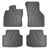 Tapis de sol en TPE adapté pour Seat Leon IV Sportstourer (2020-....) - tapis de voiture - noir