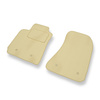 Tapis de Sol Velours adapté pour Alfa Romeo Brera (2005-2010) - Premium tapis de voiture - beige