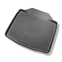 Tapis de coffre adapté pour Opel Insignia A Berline (2008-05.2017) - bac de coffre - protection de coffre voiture - coffre inférieur ; avec roue de secours à usage temporaire ou kit de réparation