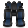 Housses de siège adaptées pour Audi A4 B5, B6, B7, B8, B9 (1995-2024) - housse siege voiture universelles - couverture siege - CM-BL