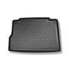 Tapis de coffre adapté pour Opel Astra H Coupé, Hayon (2004-09.2009) - bac de coffre - protection de coffre voiture - avec insert supplémentaire (rangement) dans le coffre; le plus souvent Cosmo