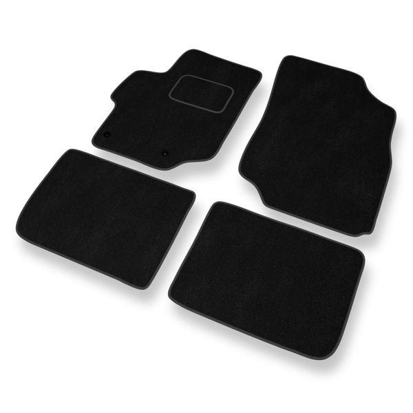 Tapis de Sol Velours adapté pour Peugeot 301 Berline (2012-2019) - Premium tapis de voiture - noir