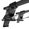 Barres de toit en acier adapté pour Renault Clio mk II Hayon (1998-2005) - Porte-Bagages de Voiture noir - toit normal