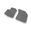 Tapis de Sol Velours adapté pour Opel Agila B (2008-2014) - Premium tapis de voiture - gris