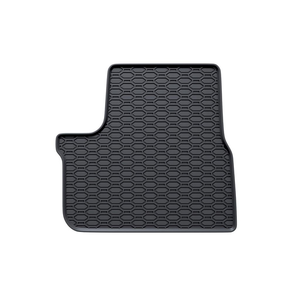 Tapis de sol en caoutchouc adapté pour Peugeot 2008 SUV (2013-2019) - tapis de voiture - noir - 4 pcs.