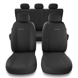 Housses de siège adaptées pour Audi A4 B5, B6, B7, B8, B9 (1995-2024) - housse siege voiture universelles - couverture siege - UNE-4