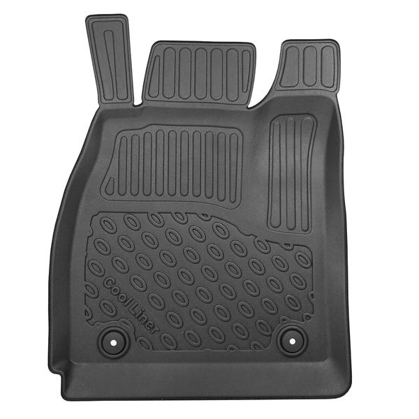 Tapis de sol en TPE adapté pour Opel Insignia Sports Tourer (01.2009-08.2017) - tapis de voiture - noir