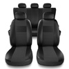 Housses de siège adaptées pour Peugeot 407 (2004-2011) - housse siege voiture universelles - couverture siege - EXL-4
