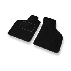 Tapis de Sol Velours adapté pour Renault Twingo I Hayon (1992-2007) - Premium tapis de voiture - noir