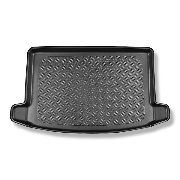 Tapis de coffre adapté pour Nissan Juke II F16 Crossover (09.2019-....) - bac de coffre - protection de coffre voiture - coffre supérieur; modèles avec plancher amovible du coffre; non pour version hybride