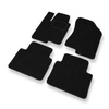 Tapis de Sol Feutres adapté pour Kia Optima II Berline (2005-2010) - tapis de voiture - noir