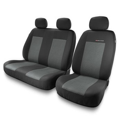 Housses de siège adaptées pour Iveco Daily II, III, IV, V, VI (1990-2019) - housse siege voiture universelles - couverture siege - BE-2