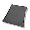 Kit tapis de coffre et tapis de voiture TPE pour: Mercedes-Benz Vito W447 Van (10.2014-....) - pour l'espace derriere 2e rangée de sieges (3e rangée dans la voiture ou enlevée); Tourer Long (empattement 3.200 mm, longueur du véhicule 5.140 mm)