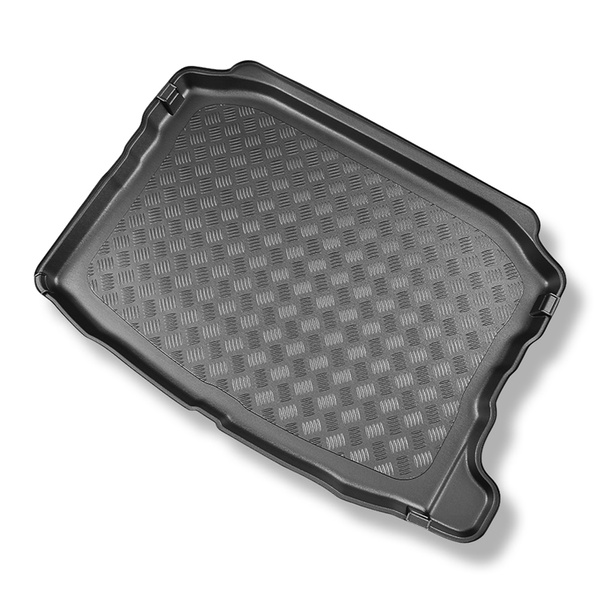 Tapis de coffre adapté pour Seat Leon IV KL Hayon (05.2020-....) - bac de coffre - protection de coffre voiture - coffre inférieur; modèles sans plancher amovible du coffre; non pour e-Hybrid PHEV