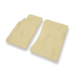 Tapis de Sol Velours adapté pour Mazda MX-5 II Roadster (1998-2005) - Premium tapis de voiture - beige