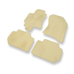 Tapis de Sol Velours adapté pour Subaru Tribeca II SUV (2007-2014) - Premium tapis de voiture - beige
