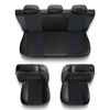 Housses de siège adaptées pour Audi A4 B5, B6, B7, B8, B9 (1995-2024) - housse siege voiture universelles - couverture siege - EXL-6