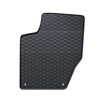 Tapis de sol en caoutchouc adapté pour Peugeot 308 I Hayon, Berline, SW (2007-2015) - tapis de voiture - noir - 4 pcs.