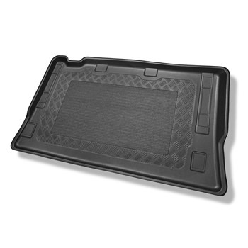 Tapis de coffre adapté pour Mercedes-Benz Vito W447 Tourer (10.2014-....) - bac de coffre - protection de coffre voiture - derrière troisième rangée de sièges; version longue (empattement 3200 mm, longueur de l’auto 5140 mm)