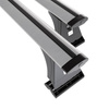 Barres de toit en aluminium adapté pour Renault Express Ludospace (2021-....) - Porte-Bagages de Voiture argent - points de montage - (suivant le modèle de voiture ils peuvent se situer à différents endroits)