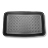 Tapis de coffre adapté pour Volkswagen Sharan II Van (09.2010-03.2022) - bac de coffre - protection de coffre voiture - 7 places; 3e rangée soulevée (pour l'espace derriere la 3e rangée de sieges)