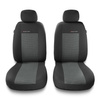 Housses de siège adaptées pour Peugeot 208 I, II (2012-....) - housse siege voiture universelles - couverture siege - 2UNE-2