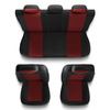 Housses de siège adaptées pour Peugeot 207 (2006-2013) - housse siege voiture universelles - couverture siege - S-RD