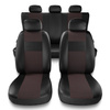 Housses de siège adaptées pour Peugeot 407 (2004-2011) - housse siege voiture universelles - couverture siege - EXL-5