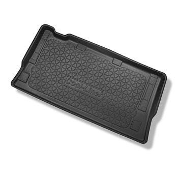 Tapis de coffre adapté pour Mercedes-Benz eVito Tourer (10.2020-....) - bac de coffre - protection de coffre voiture - derrière troisième rangée de sièges; version longue (empattement 3200 mm, longueur de l’auto 5140 mm)