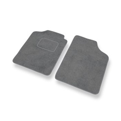 Tapis de Sol Velours adapté pour Subaru Justy III Hayon (2003-2007) - Premium tapis de voiture - gris