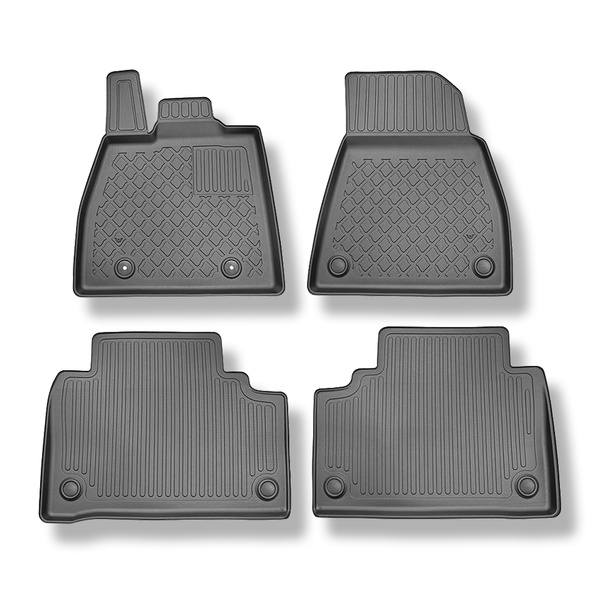 Tapis de sol en TPE adapté pour BYD Seal Berline (10.2023-....) - tapis de voiture - noir