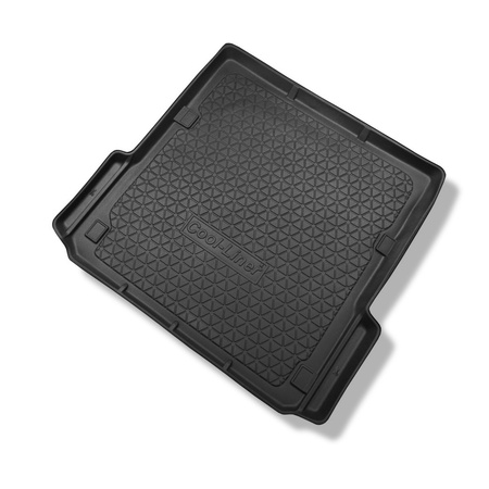 Tapis de coffre adapté pour Mercedes-Benz Classe E W211 Break (2003-10.2009) - bac de coffre - protection de coffre voiture - pour tous les modèles (cavités amovibles) ; sauf les modèles avec Variobox