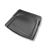 Tapis de coffre adapté pour Volvo S60 III Berline (10.2018-....) - bac de coffre - protection de coffre voiture - coffre inférieur; avec plancher double du coffre; non pour version Plug-in hybride