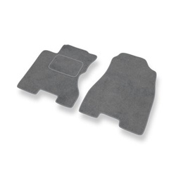Tapis de Sol Velours adapté pour Renault Koleos I SUV (2008-2015) - Premium tapis de voiture - gris