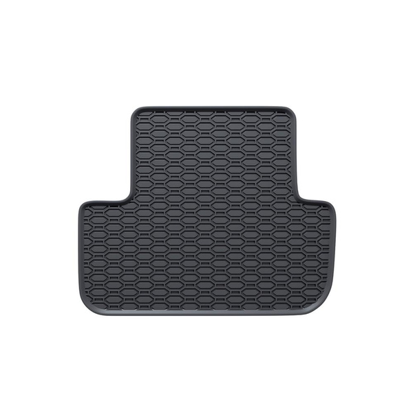 Tapis de sol en caoutchouc adapté pour Audi A4 B8 Avant, Berline (2007-2015) - tapis de voiture - noir - 4 pcs.