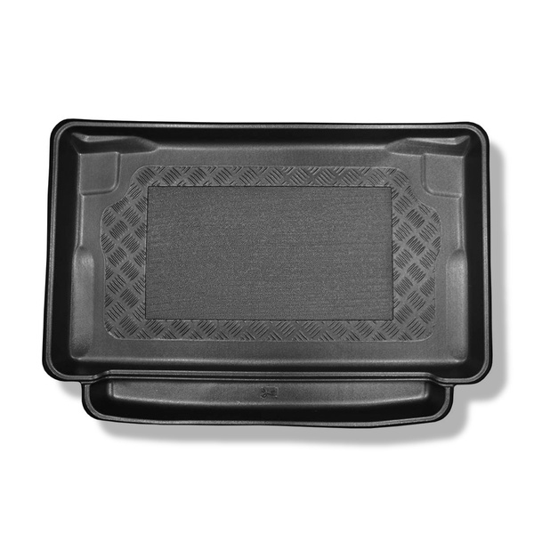 Tapis de coffre adapté pour Mini Clubman II Break (10.2015-....) - bac de coffre - protection de coffre voiture - coffre inférieur (pour le rangement sous le plancher du coffre)