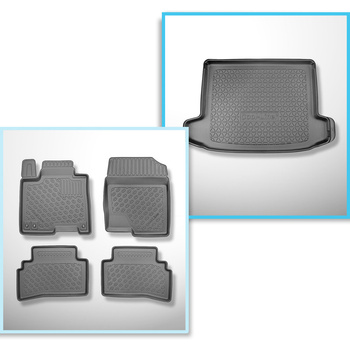Kit tapis de coffre et tapis de voiture TPE pour: Kia Sportage V NQ5 SUV (01.202