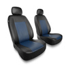 Housses de siège adaptées pour Peugeot 508 I, II (2011-....) - housse siege voiture universelles - couverture siege - 2CM-BL