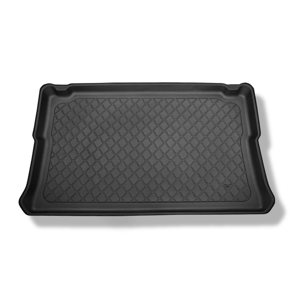 Tapis de coffre adapté pour Fiat Talento Van (2016-2020) - bac de coffre - protection de coffre voiture - version pour le transport de passagers (break / tour); derriere 3e rangée de sieges; version courte (short); sièges non coulissants, montés sur croch