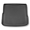 Tapis de coffre adapté pour Skoda Enyaq iV SUV, Coupé (04.2021-....) - bac de coffre - protection de coffre voiture - coffre supérieur; surface plate du coffre; plancher amovible en la position centrale