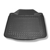 Tapis de coffre adapté pour Opel Insignia A Liftback (2008-05.2017) - bac de coffre - protection de coffre voiture - coffre inférieur ; avec roue de secours à usage temporaire ou kit de réparation