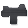 Tapis de sol en caoutchouc adapté pour Opel Movano C Van (2022-....) - tapis de voiture - noir - 1 pc.