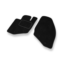 Tapis de Sol Velours adapté pour Volvo S80 I Berline (1998-2006) - Premium tapis de voiture - noir