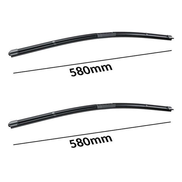 Balais d'essuie-glace de pare-brise adaptés pour Saab 9-5 I Break, Berline (06.1997-07.2007) - balais plat