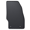 Tapis de sol en caoutchouc adapté pour Opel Adam Hayon (2012-2019) - tapis de voiture - noir - 4 pcs.