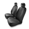 Housses de siège avant adaptées pour Alfa Romeo 166 I, II, III (1998-2007) - housse siege voiture universelles - couverture siege conducteur - 2XL-B