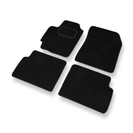 Tapis de Sol Velours adapté pour Mazda 323 VI (1998-2003) - Premium tapis de voiture - noir