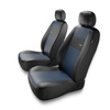 Housses de siège avant adaptées pour Seat Ateca (2016-2019) - housse siege voiture universelles - couverture siege conducteur - 2XL-BL